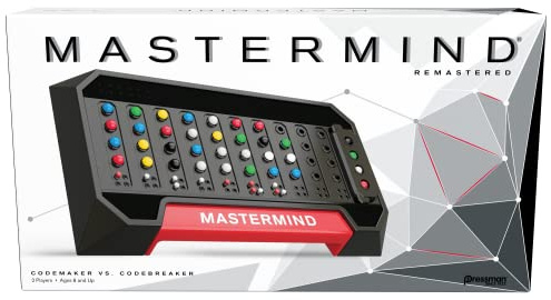Pressman The Original Mastermind: The Strategy Game of Codemaker Vs. Codebreaker | Multicolor | Great Gift Idea | Promotes STEM Principles | 2 Players, Ages 8+