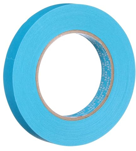 3M™ Scotch® 3434 07985 Lot de 2 rouleaux de ruban de masquage résistant à l'eau Bleu 18 mm x 50 m