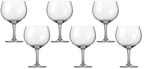 Schott Zwiesel 6er Set, Bar Special, Gin Tonic, Kristallglas, 696 ml, 120017 x 3 + Gratis 4er Set EKM Living Edelstahl Trinkhalme