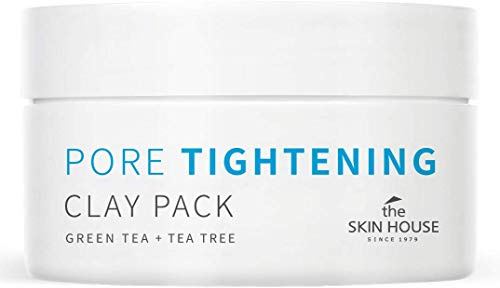 THE SKIN HOUSE Pore Tightening Schlamm Pack (100ml, 3.38 fl.oz.) | Minimierung von Mitesser | Porenreinigung | Tonmaske für das Gesicht | Ölproduktionskontrolle