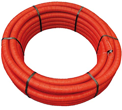 Jardibric - Gaine TPC Rouge Ø50 mm 25 m - Gaine Protection Câble Électrique Enterré