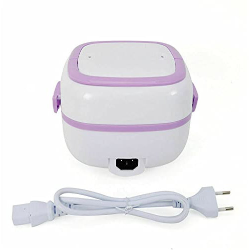 Mini cuiseur à riz avec fonction de maintien au chaud, cuiseur à riz avec cuillère, insert vapeur 1 l 200 W, design multifonction pour cuisiner, cuire à la vapeur et garder au chaud, boîte à sandwich