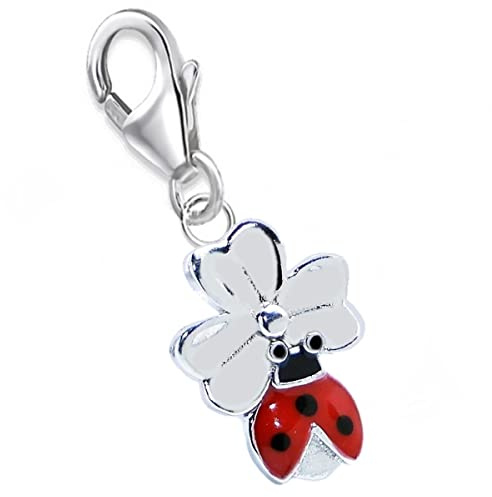Karabiner Charm Anhänger für Bettelarmband oder Charmkette 925 Silber Tiere