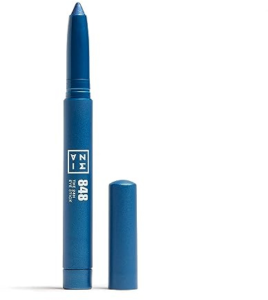 3INA - The 24H Eye Stick 848 - Cremiger Lidschatten Hellblau | Lidschattenstift - Cremige Textur - Matt, Schimmer & Glitter - Wasserfest - Vegan - Cruelty Free