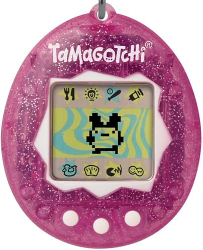 Bandai - Tamagotchi Virtuelles Haustier, Pink Glitter