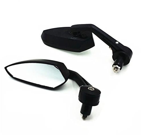 FENGFENG TRUSTTWO Universal 7/8 '' 22mm Griffstange End Motorrad Barende Rückansicht Seitenspiegel kompatibel mit Yamaha kompatibel mit Kawasaki kompatibel mit Suzuki Chopper The New