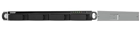 Qnap TS-464U 4G - NAS de 4 bahías (2 paquetes RJ45 de 2,5 GbE, con discos duros WD Red Plus para NAS de 4 unidades de 8 TB