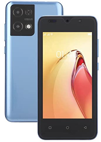 Vikye Unlocked Smartphones,4.66in Reno8 Pro Android Smartphone,512MB RAM 4GB ROM,2MP 5MP Camera,Dual SIM Unlocked Cell Phone with 2800mAh Battery (Light Blue)