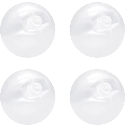 WishLotus 4pcs Squeakers, 60mm Plastic Squeakers for Dog Toys, Toy Noise Maker Insert Replacement for Repairing Old Toys & Sound Again Pet Supply (60mm)