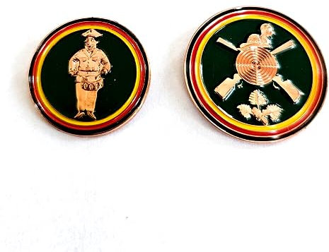 2 Schützenfest Pins Trommler Eichenlaub Gewehre Pin Metall Nadel Anstecker 1023