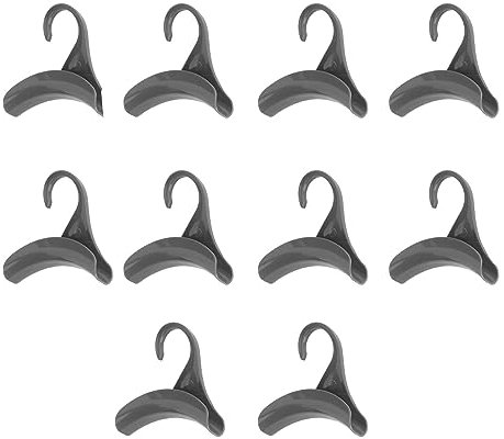 10PCS Appendiabiti per Borsa da Appendere Ad Arco, Ganci per Armadio in Plastica per Borse, Sciarpe, Cappelli e Altro