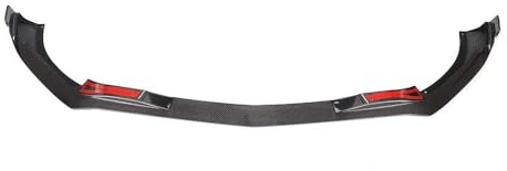 Frontal Alerón Spoiler Labio para Mercedes Benz GLE63 AMG S Sport Utility 4-Door 2015-2019,Parachoques Delantero Labio Divisor Difusor Kit Carrocería