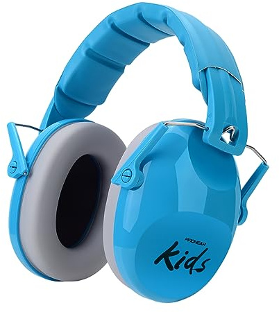 PROHEAR Kids Ear Defenders Children Noise Reduction Headphones CE Certified SNR 28dB Hearing Protection for Autism, Adjustable Earmuffs for Toddlers to Teen Ages 3-16, Fireworks Concert, Blue