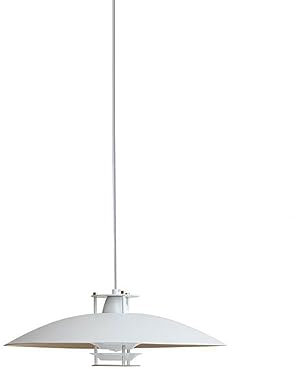 Lámpara colgante, lámpara de araña de estilo minimalista nórdico, lámpara colgante de un solo cabezal con tornillo E27, accesorios de iluminación de metal para tapa de platillo volante, lámpara colga
