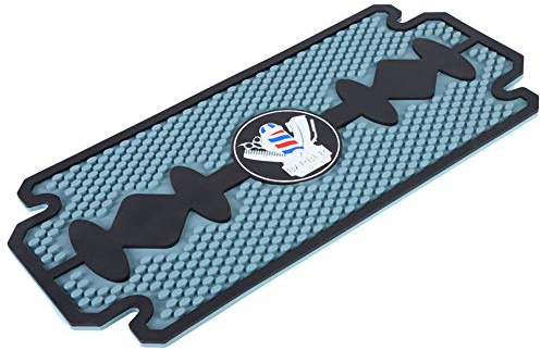 Tappetini Barbiere per Tagliacapelli, Barber Matt Station PU Silicone Antiscivolo Cuscino Barbiere Tappetino Lavoro per Barbiere per Uso Parrucchiere (Tappetino