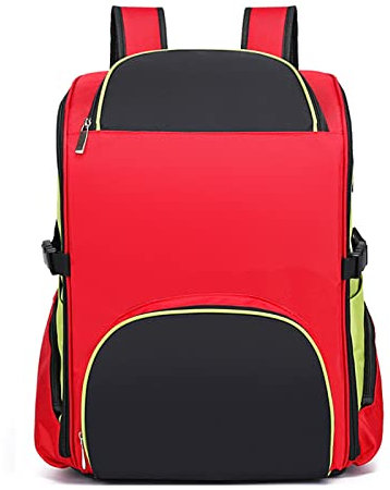 Trauma-Rucksack für Ersthelfer, leer, Trauma-Tasche für Notfallhelfer, Erste-Hilfe-Rucksack für Rettungssanitäter, Rettungsdienste, Polizei, Feuerwehrleute, Sicherheitsbeamte