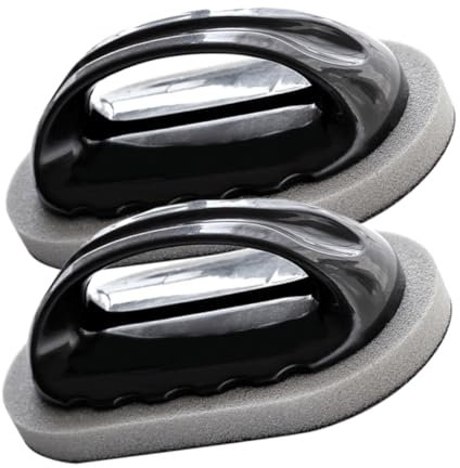 Zerodeko Esponjas De Limpieza para Cocina 2 Piezas Color Marrón Esponja Compacta para Lavar Platos y Ollas Material Suave Doble Cara Uso Doméstico