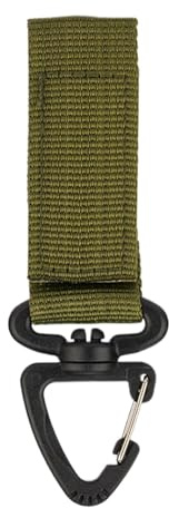 Moschettone portachiavi, gancio a moschettone per cintura, clip con fibbia a sgancio rapido con cinghie in nylon, clip a moschettone tattica, fibbia per cintura resistente fibbia a sgancio rapido
