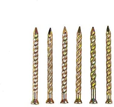VDLLQYN, 500g Floor Nails, Seamless Steel Nails, Steel Nails, Floor Twist Nails,Nails(100mm)