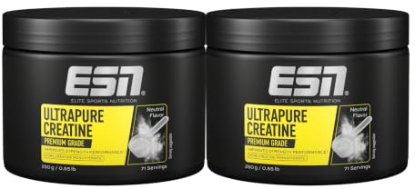 ESN Ultrapure Creatine Monohydrate, 2 x 250 g, 142 Portionen | Creatin Pulver, mikrofein & optimal löslich, vegan - made in Germany (Design kann variieren)