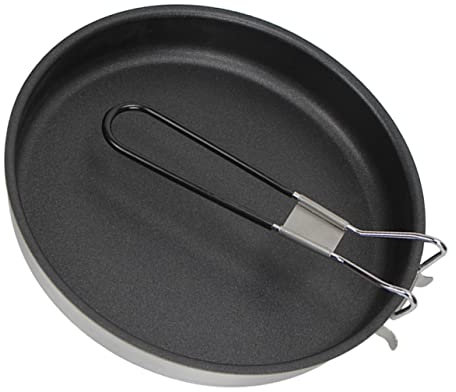 ABOOFAN Antihaft Bratpfanne Aus Aluminiumlegierung Campingpfanne Mit Griff Für Draußen Leicht Und Verschleißfest Wiederverwendbar Für Kochen Und Braten