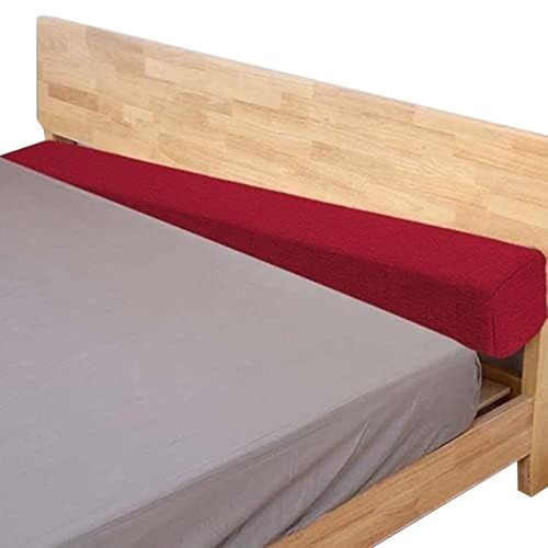 Relleno de puente de cama de 90 cm, color beige, conector de colchón individual para camas largas, cabecero, cojín, conecta y extiende sin problemas las camas