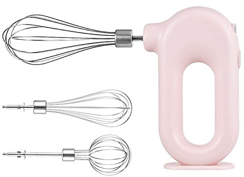 Batteur à œufs électrique à main avec 4 vitesses pour la cuisson de gâteaux, œufs, crème, mixeur manuel sans fil
