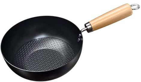 FIXOSHEE Sartén Sin Revestimiento Mini Para Hogar Wok Pequeño De Cocina Para Estufa De Inducción Sartén Antiadherente Para Cocinar