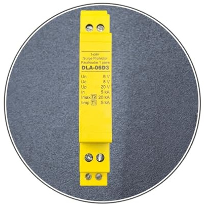 FFYOK Data Line Surge Protector DLA-06D3 Surge Arrester 20kA DIN Rail Lightning Protection Module