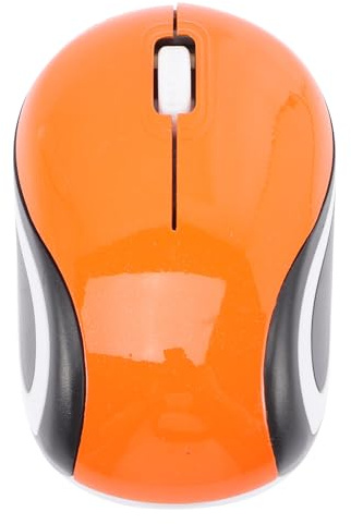 Garneck Mouse Wireless Compatto con Ricevitore USB, Design Ergonomico in ABS, per Computer Portatile, Casa e Ufficio