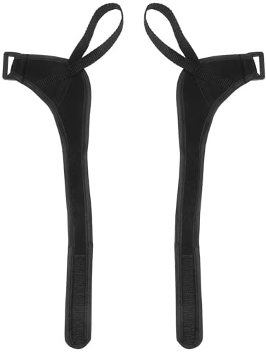 WHAMVOX Dragonne Réglable en Polyester pour Bâtons de Ski Randonnée Paire de Sangles de Protection Antidérapantes pour Bâton de Marche Accessoire Outdoor pour Sport D’Hiver et Trekking