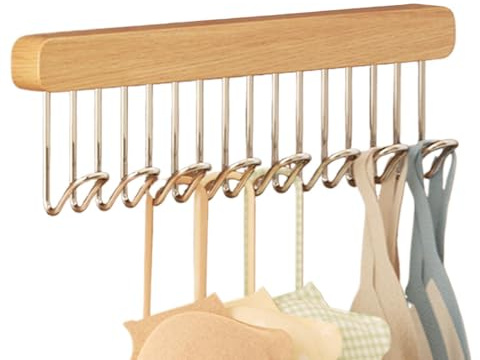 Tringle À Cintres Pour Placard – Support Coulissant Pour Armoire | Support À Crochets Domestique, Pourr Vêtements, Tringle De Placard Peu Encombrante, Pourr Cravates, Foulards, Sous-vêtements