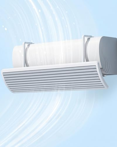 Deflector Aire Acondicionado, Deflector Aire Acondicionado Split Ajustable, Desviador Aire Acondicionado para Casa Oficina BANJEKT
