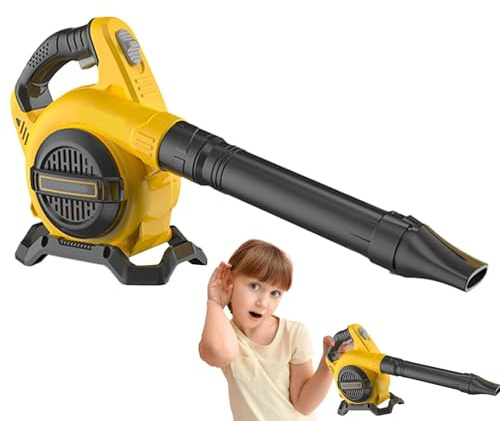 Souffle À Feuilles pour Enfantss - Souffleur De Feuilles Enfant Jouet, Jouet À Outils De Construction De Puissance pour Enfantss avec Une Batterie À La Poignée, Outils Extérieurs Pourles Tout Petits