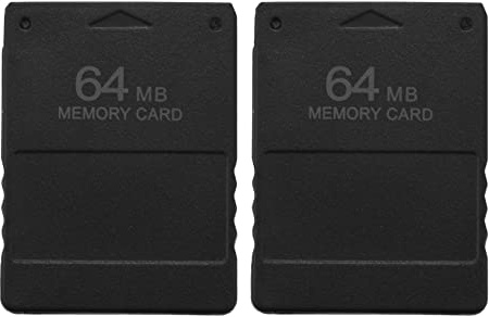 YGBWAOV 2X Nouveau 64 Mo Carte Memoire Enregistrer pour 2 PS2 Console de
