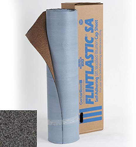 CertainTeed Flintlastic Peel & Stick Cap Roofing Membrane Colonial Slate