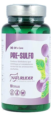 Naturlider - Pre-Sulfo, Complemento Alimenticio a Base de Plantas y Molibdeno - 90 Cápsulas