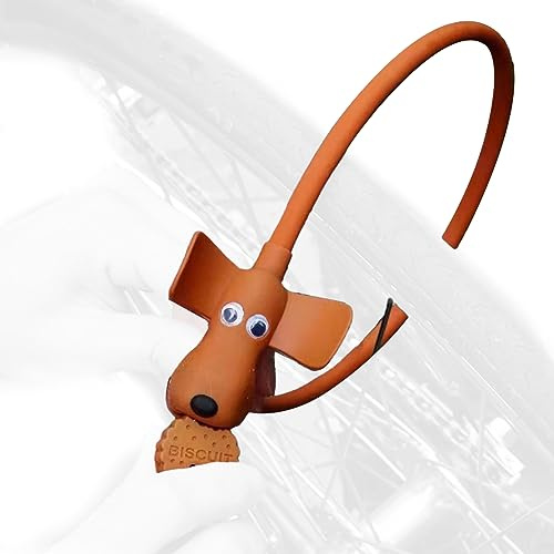 TentHome Kabelschloss Fahrrad Leicht Fahrradschloss Kinder Sicherheitsschloss Erwachsene Roller Schloss Silikon mit Schlüssel Hund-Schlosskopf Fahrradzubehör für Scooter Fahrrad Ebike Babywagen khaki