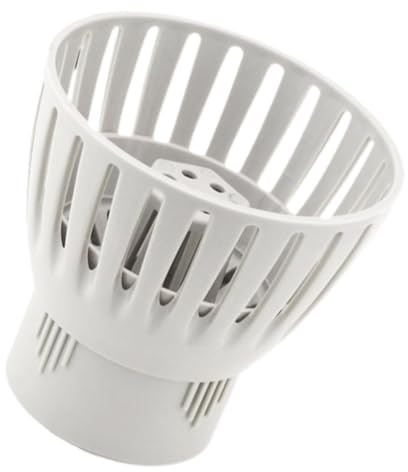 OFFSCH Filtro per Laghetto Pesci Cestello in Pvc Beige Multifunzionale e Facile da Installare per Raccolta Detriti e Filtrazione Acqua Piscina