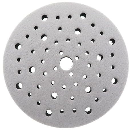 1 piastra di ricambio resistente agli urti per levigatrice orbitale, piatto in spugna morbido, piastra di supporto in velcro, protezione per lucidatura