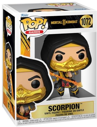 Funko POP! Games: Mortal Kombat 11 - Scorpion - Collectable Vinyl Figure - Gift Idea - Official Merchandise - Toys For Kids & Adults - Model Figure for Collectors and Display
