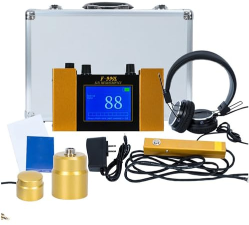 Bewinner Underground Water Leak Detector, Water Pipe Leakage Monitor with Digital Display & Earphone & Carrying Case, Leak Detector for Water Detectors & Alarms, Water Leak Detection