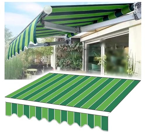 Tela Per Tenda Esterno Sole, Tessuto Di Ricambio Per Tenda Da Sole Rettratile, Tessuto Di Ricambio Per Tenda Da Sole Da Giardino, Telo Di Ricambio Per Tende Da Sole Tessuti Standard, Idrorepellente(2.