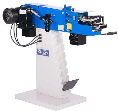 Pro-Lift-Werkzeuge Bandschleifer 3in1 mit Standfuß Universalschleifmaschine Rohrschleifmaschine 400V Kombi-Schleifmaschine Profilschleifen Ausklinken Planschleifen Schleifer Metall Werkstatt - 2736