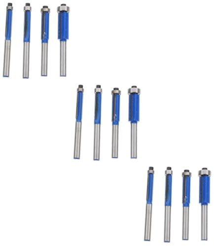 Cabilock 3 Series Brocas De Fresado De Doble Flauta Para Cortadores De Alta Tungsteno Para Acabados Y Contrachapado De Vástago 4 Piezas X 3