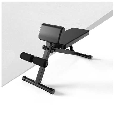 Hantelbank, Verstellbare Hantelbank, Klappbarer Langhantel-Fitnessstuhl, Geeignet For Ganzkörpertraining, Tragkraft 200kg