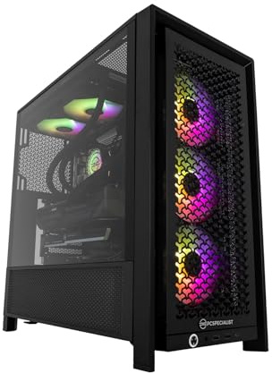 PCSpecialist Pro PC Gamer - AMD Ryzen 5 7500F 3,70 GHz 6-Core, 32 Go DDR5 RAM, 16 Go AMD Radeon RX 9070 XT, 2 to M.2 SSD, Windows 11