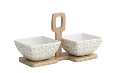 BRANDANI 53161 Riccioli Di FATA - Vassoio antipasti, bianco