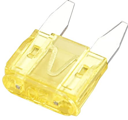 Heschen Mini Blade Fuse ATM-20 Auto Assorted Car SUV Truck 20A Yellow Pack of 50