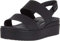 Crocs Brooklyn Low Wedge, Sandali Donna, Black/Black, 38/39 EU